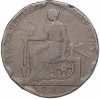 Токен 1/2 пенни 1791 года Великобритания