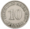 10 пфеннигов 1909 года A Германия