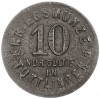 10 пфеннигов 1917 года Германия — город Туттлинген (Нотгельд)