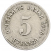 5 пфеннигов 1908 года A Германия