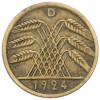 5 рентенпфеннигов 1924 года D Германия