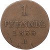 1 пфенниг 1835 года Ганновер