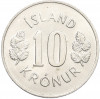 10 крон 1978 года Исландия