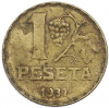 1 песета 1937 года Испания
