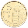 5 песет 1999 года Испания «Мурсия»
