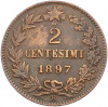 2 чентезимо 1897 года Италия