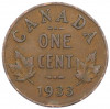 1 цент 1933 года Канада