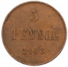 5 пенни 1908 года Русская Финляндия