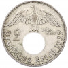 2 рейхсмарки 1937 года D Германия