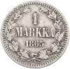 1 марка 1865 года Русская Финляндия