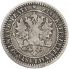 1 марка 1866 года Русская Финляндия