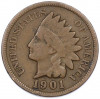 1 цент 1901 года США