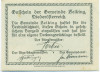 50 геллеров 1920 года Австрия — община Целькинг (Нотгельд)