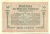 50 геллеров 1920 года Австрия — Цитбальче (Нотгельд)