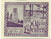 50 геллеров 1920 года Австрия — Коммуна Айденберг (Нотгельд)