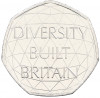 50 пенсов 2020 года Великобритания «Британское многообразие»