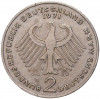 2 марки 1971 года G Западная Германия (ФРГ) «Теодор Хойс»