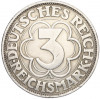 3 рейхсмарки 1927 года A Германия «1000 лет Нордхаузену»