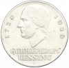 3 рейхсмарки 1929 года D Германия «200 лет со дня рождения Готхольда Лессинга»