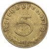 5 рейхспфеннигов 1939 года B Германия