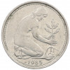 50 пфеннигов 1985 года D Западная Германия (ФРГ)
