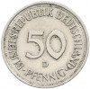 50 пфеннигов 1989 года D Западная Германия (ФРГ)