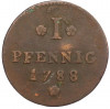 1 пфенниг 1788 года Франкфурт