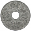 20 сантимов 1942 года Франция