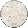 1/4 доллара (25 центов) 2002 года P США «Штаты и территории — Луизиана»
