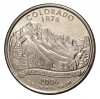25 центов (1/4 доллара) 2006 года D США «Штаты и территории — Колорадо»