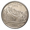 25 центов (1/4 доллара) 2006 года Р США «Штаты и территории — Колорадо»