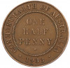 1/2 пенни 1933 года Австралия