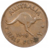 1/2 пенни 1949 года Австралия