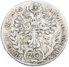 20 крейцеров 1772 года Австрия (Мария Терезия — Орел со щитом Австрии)