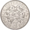 3 евро 2021 года Австрия «Супер динозавры — Теризинозавр»