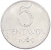 5 сентаво 1969 года Бразилия
