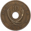 10 центов 1934 года Британская Восточная Африка