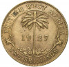 2 шиллинга 1927 года Британская Западная Африка