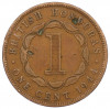 1 цент 1944 года Британский Гондурас