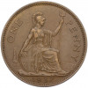 1 пенни 1937 года Великобритания