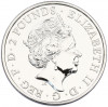 2 фунта 2016 года Великобритания «Китайский гороскоп — Год обезьяны»