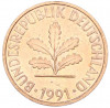 2 пфеннига 1991 года J Германия