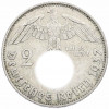 2 рейхсмарки 1937 года D Германия