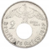 2 рейхсмарки 1937 года J Германия