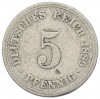 5 пфеннигов 1889 года A Германия