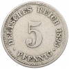 5 пфеннигов 1893 года А Германия