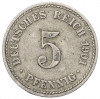 5 пфеннигов 1901 года A Германия
