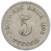 5 пфеннигов 1908 года A Германия