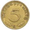 5 рейхспфеннигов 1938 года G Германия
