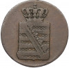 1 пфенниг 1838 года Саксония